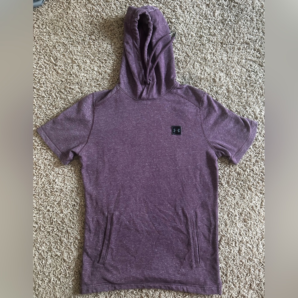 Under Armour Purple Short Sleeve Hoodie